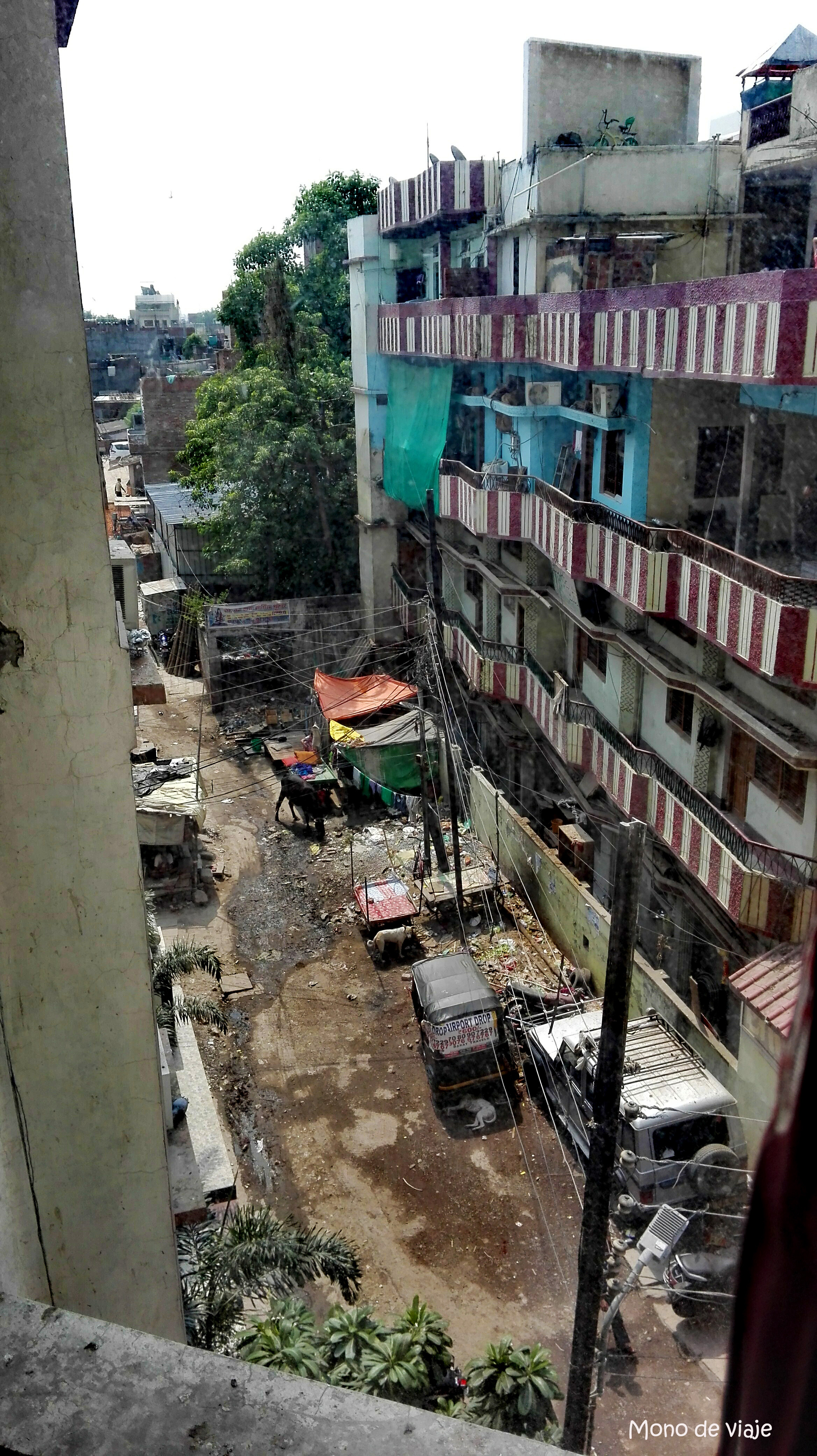 Vistas desde nuestro hotel de Varanasi