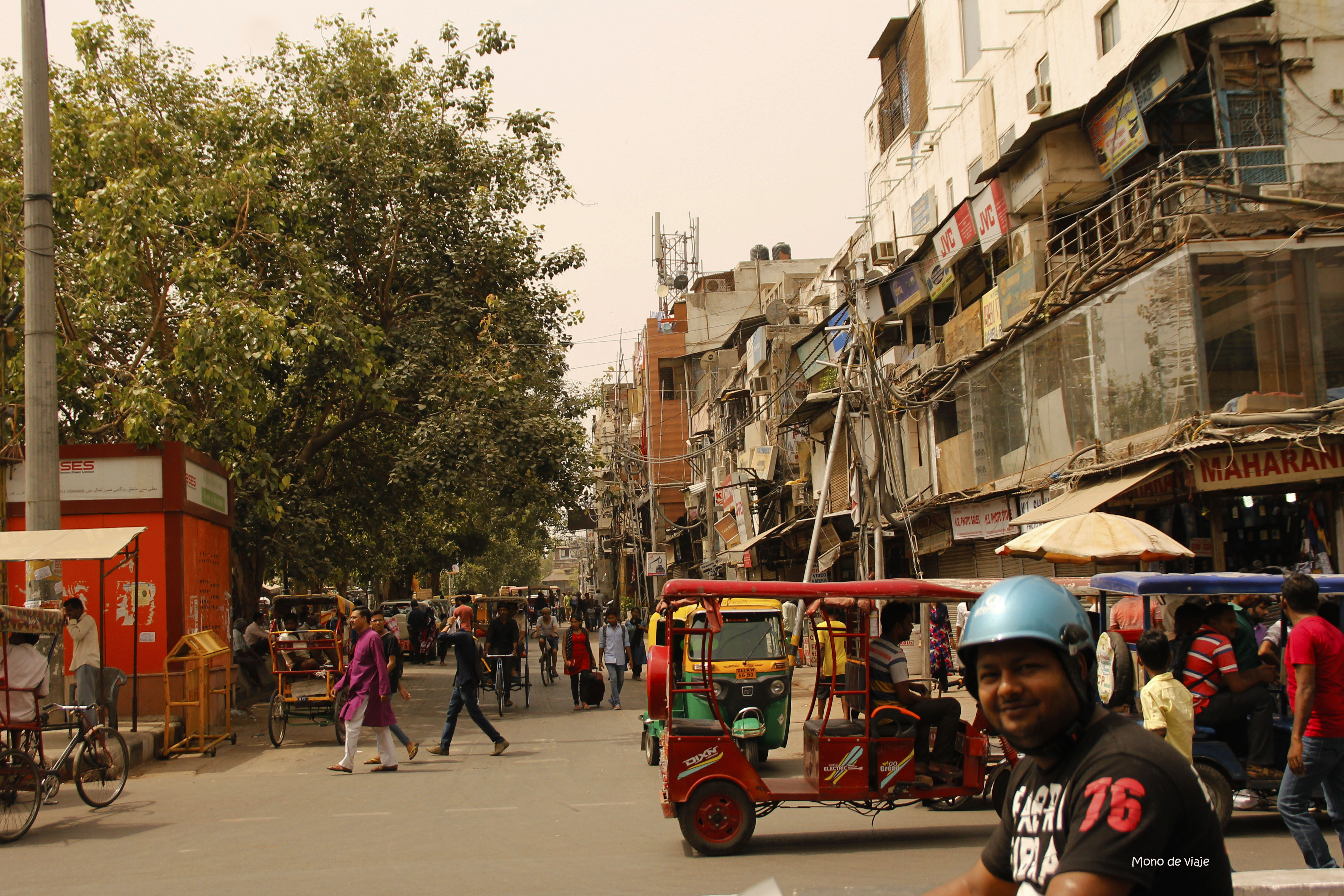 Calles de Nueva Delhi